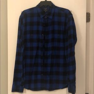 J Crew Factory flannel long-sleeve shirt